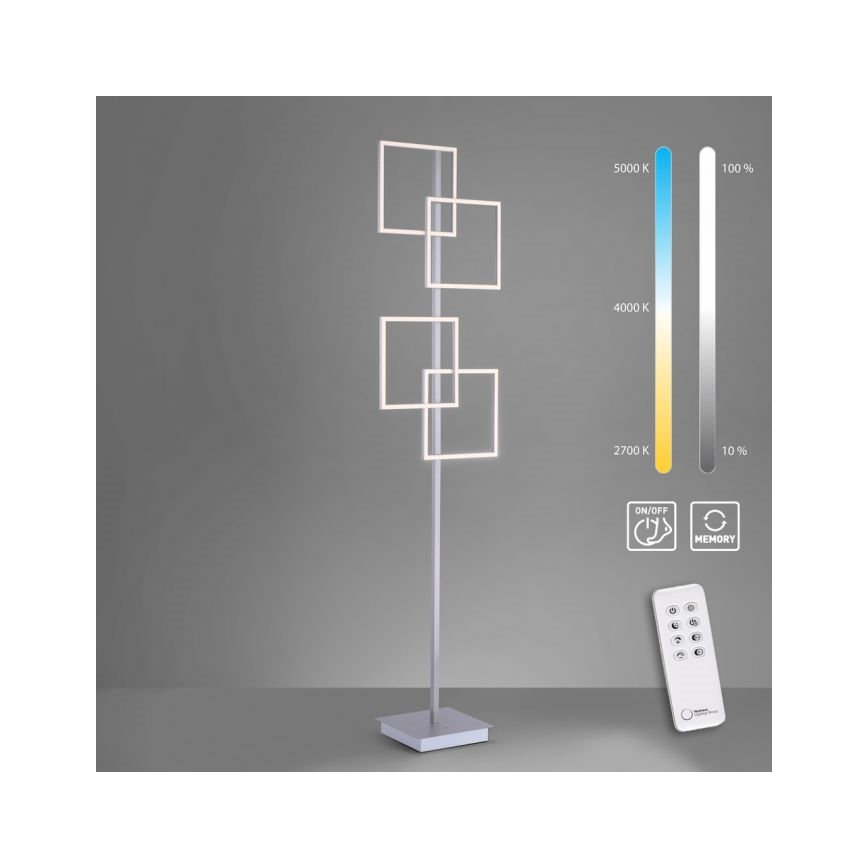 Paul Neuhaus 817-55 - LED-himmennettävä lattiavalaisin INIGO 4xLED / 8W / 230V + RC