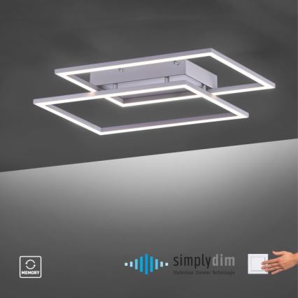 Paul Neuhaus 8192-55 - LED-himmennyskattokruunu INIGO 2xLED/12W/230V