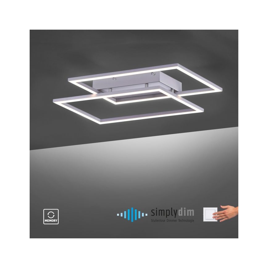 Paul Neuhaus 8192-55 - LED-himmennyskattokruunu INIGO 2xLED/12W/230V