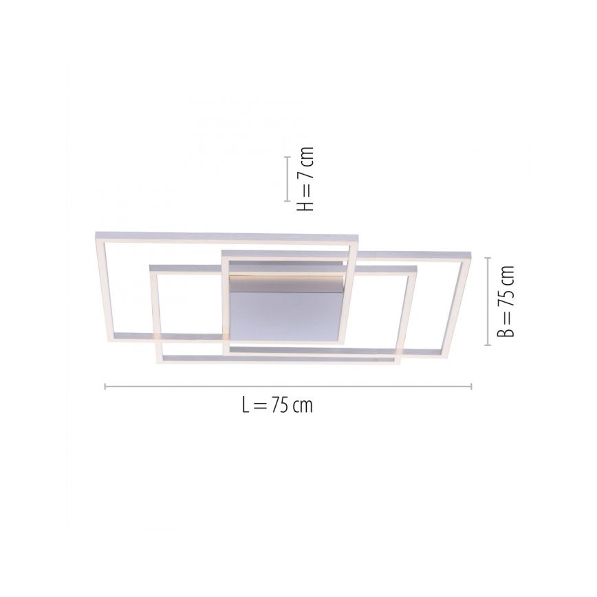 Paul Neuhaus 8256-55 - Himmennettävä LED-kattovalaisin INIGO 3xLED/16W/230V