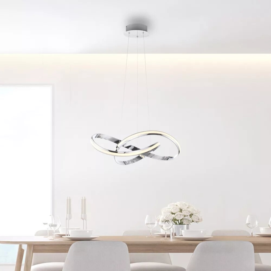 Paul Neuhaus 8291-17 - Himmennettävä LED-kattokruunu johdossa MELINDA LED/30W/230V