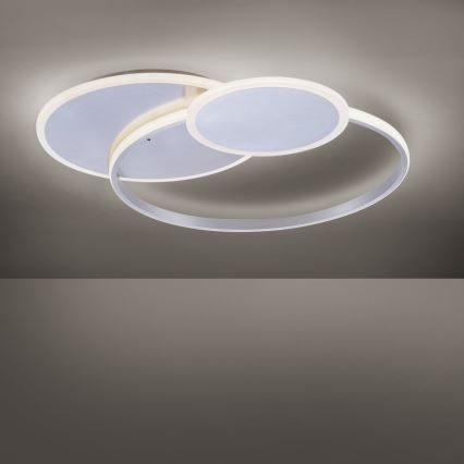 Paul Neuhaus 8318-55 - Himmennettävä LED-kattovalaisin EMILIO LED/53W/230V + kauko-ohjaus