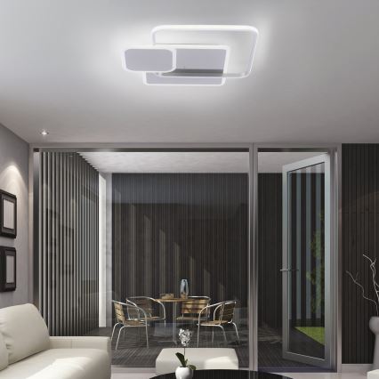 Paul Neuhaus 8319-55 - Himmennettävä LED-kattovalaisin EMILIO LED/53W/230V + kauko-ohjaus