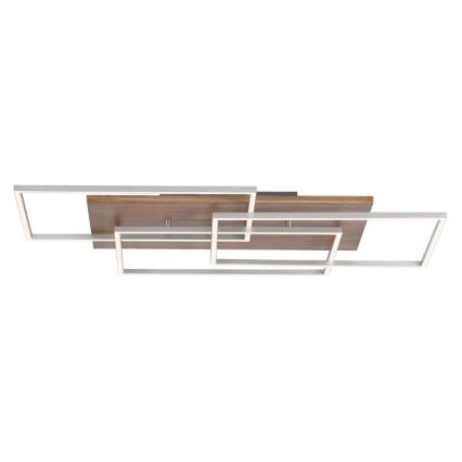 Paul Neuhaus 8330-79 - LED-himmennyskattokruunu PALMA 3xLED/12W/230V mänty + kauko-ohjaus