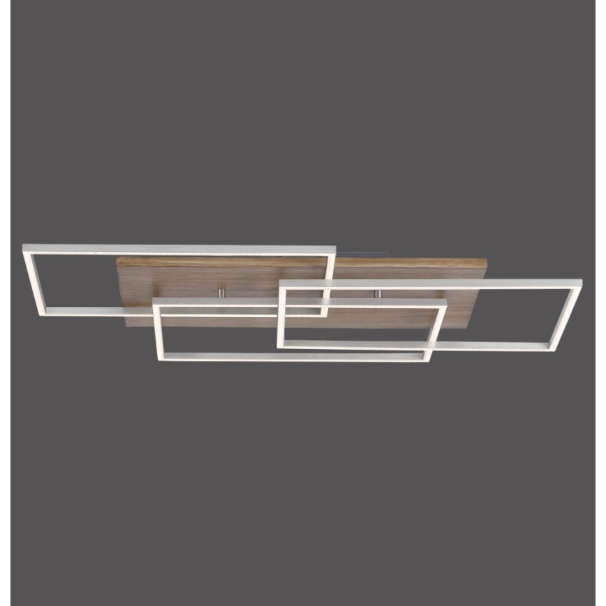 Paul Neuhaus 8330-79 - LED-himmennyskattokruunu PALMA 3xLED/12W/230V mänty + kauko-ohjaus