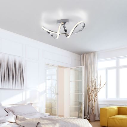 Paul Neuhaus 8331-17 - LED-himmennyskattokruunu MELINDA LED/30W/230V kiiltävä kromi