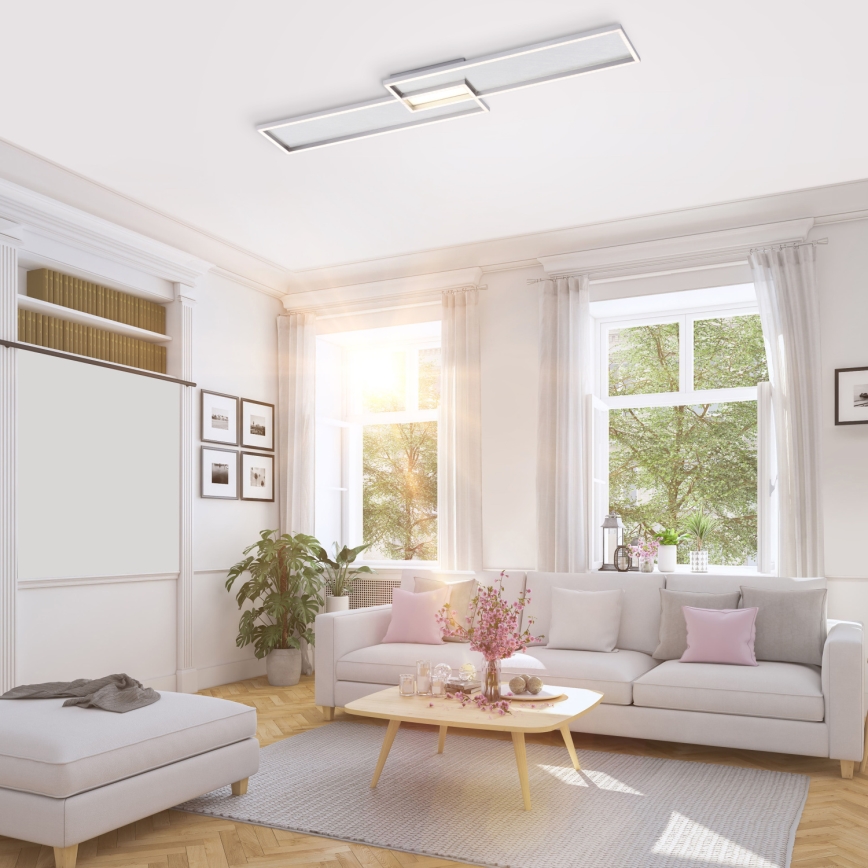 Paul Neuhaus 8371-55 - Himmennettävä LED-kattovalaisin AMARA LED/40W/230V + kauko-ohjaus