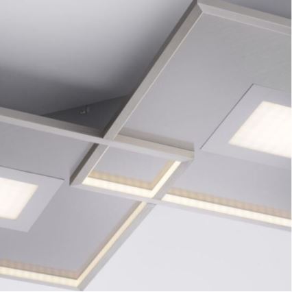 Paul Neuhaus 8378-55 - Himmennettävä LED-kattovalaisin AMARA LED/45W/230V kiiltävä kromi + kauko-ohjaus
