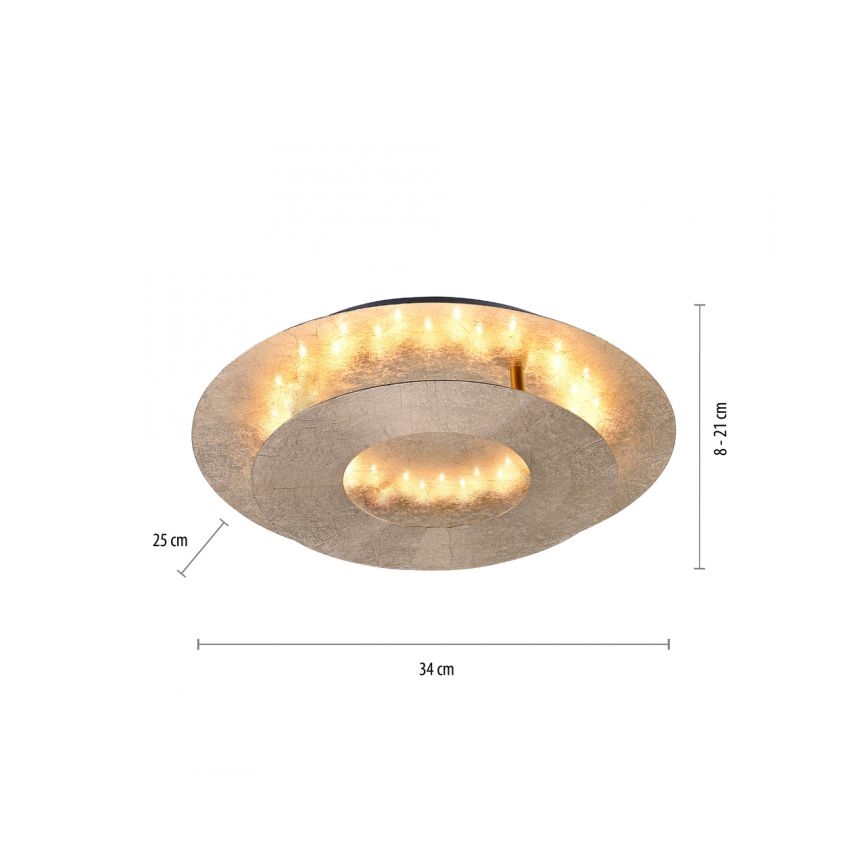 Paul Neuhaus 9011-12 - LED-kattovalo NEVIS LED/6W/230V kulta