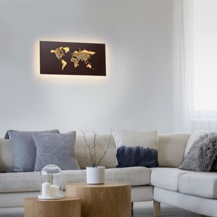 Paul Neuhaus 9056-48 - LED Seinäkoristevalo MAP LED/25W/230V 3000K