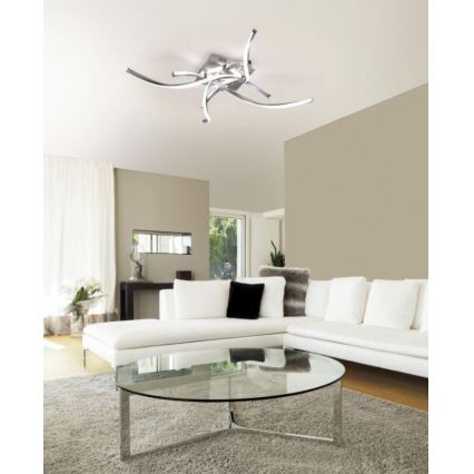 Paul Neuhaus 9144-55 - LED Himmennettävä pinta-asetettava kattokruunu POLINA LED/27W/230V