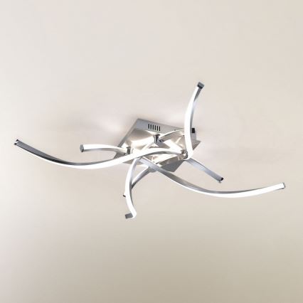 Paul Neuhaus 9144-55 - LED Himmennettävä pinta-asetettava kattokruunu POLINA LED/27W/230V