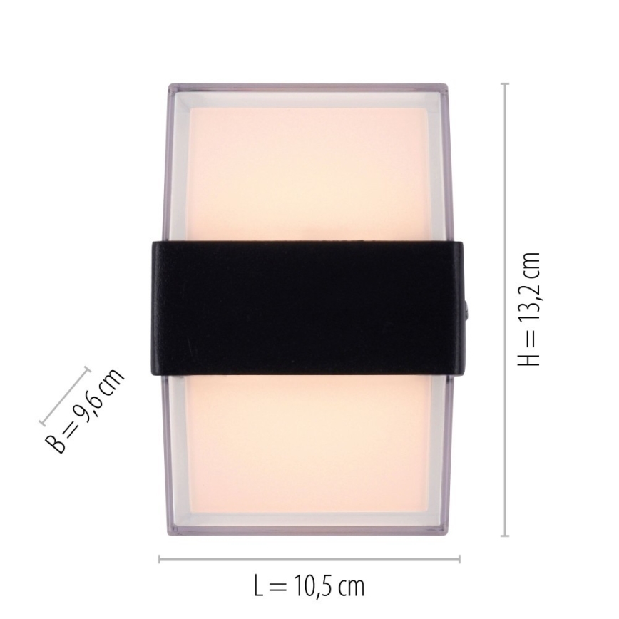 Paul Neuhaus 9480-13 - LED Ulkoseinävalo CARA LED/8W/230V IP44