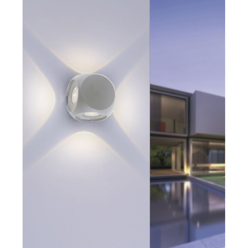 Paul Neuhaus 9485-21 - LED Ulkoseinävalo CARLO 4xLED/0,8W/230V IP54