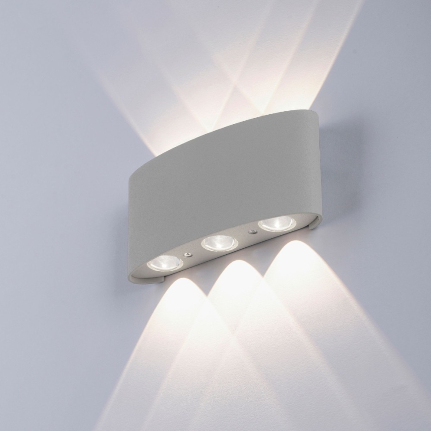 Paul Neuhaus 9488-21 - LED-ulkoseinävalo CARLO 6xLED/0,8W/230V IP54