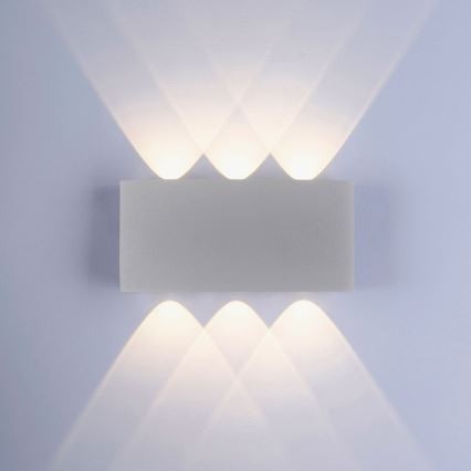 Paul Neuhaus 9488-21 - LED-ulkoseinävalo CARLO 6xLED/0,8W/230V IP54