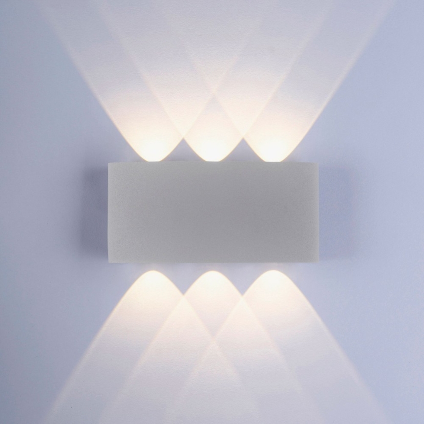 Paul Neuhaus 9488-21 - LED-ulkoseinävalo CARLO 6xLED/0,8W/230V IP54
