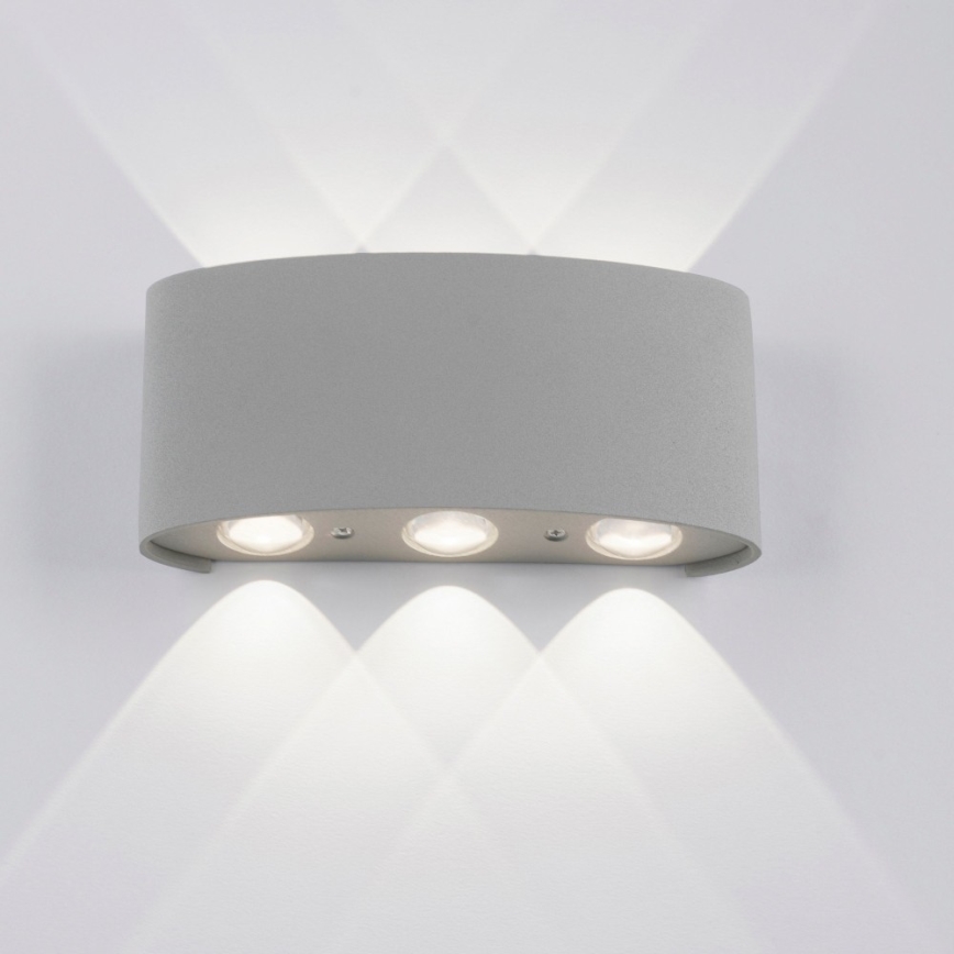 Paul Neuhaus 9488-21 - LED-ulkoseinävalo CARLO 6xLED/0,8W/230V IP54