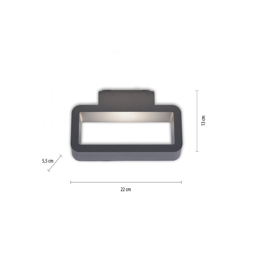 Paul Neuhaus 9668-13 - LED-ulkoseinävalo HENDRIK LED/5,2W/230V IP54