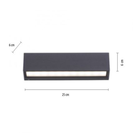 Paul Neuhaus 9675-13 - LED Ulkoseinävalo ROBERT 2xLED/9W/230V IP65