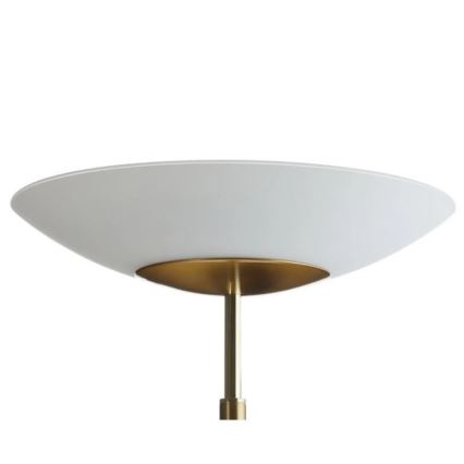Paul Neuhaus - 655-60 - Himmennettävä LED-lattiavalaisin ALFRED 1xLED/28W/230V+1xLED/4W/230V messinki