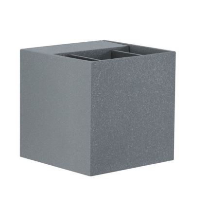 Paulmann 18000 - 2xLED/3W IP65 Ulkoseinävalaisin CYBO 230V harmaa