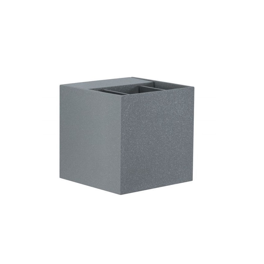 Paulmann 18000 - 2xLED/3W IP65 Ulkoseinävalaisin CYBO 230V harmaa