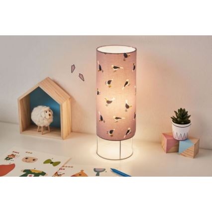 Paulmann 48044 - 1xE14 / 20W Lasten pöytävalaisin CUTE BIRD 230V