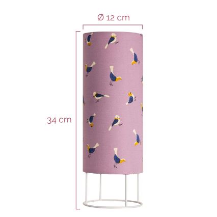 Paulmann 48044 - 1xE14 / 20W Lasten pöytävalaisin CUTE BIRD 230V