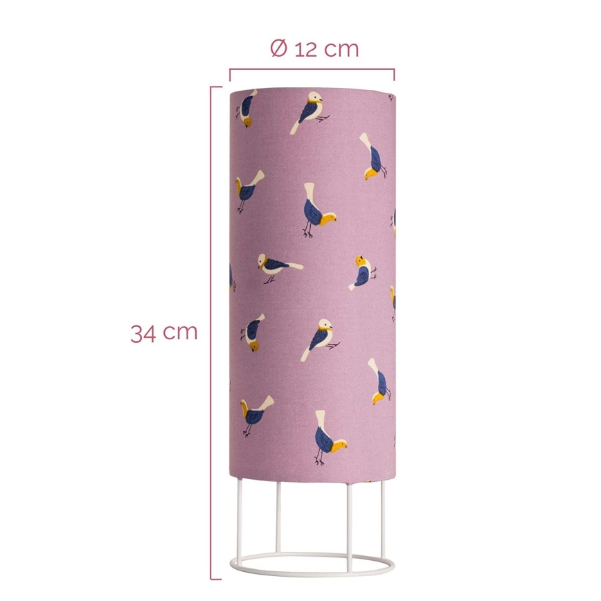 Paulmann 48044 - 1xE14 / 20W Lasten pöytävalaisin CUTE BIRD 230V