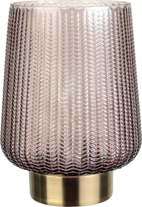 Paulmann 48137 - LED-1xE27/0,8W Pöytävalaisin GLAMOUR 3xAA/4,5V vaaleanpunainen