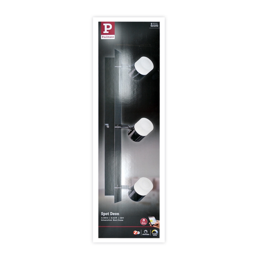 Paulmann 50099 - 3xLED/6,5W Himmennettävä kohdevalo SMART DEON 230V ZigBee