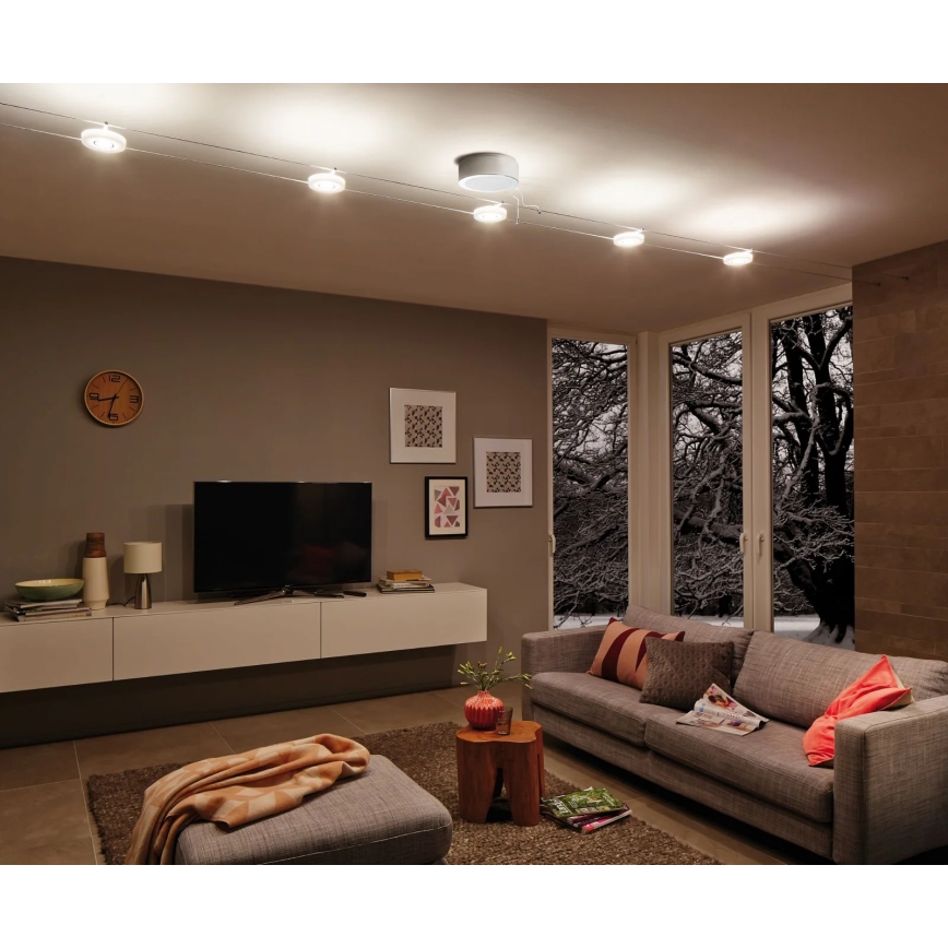 Paulmann 50109 - SETTI 4xLED/4,4W Himmennettävä kohdevalo johtosysteemiin SMART DISC 230V