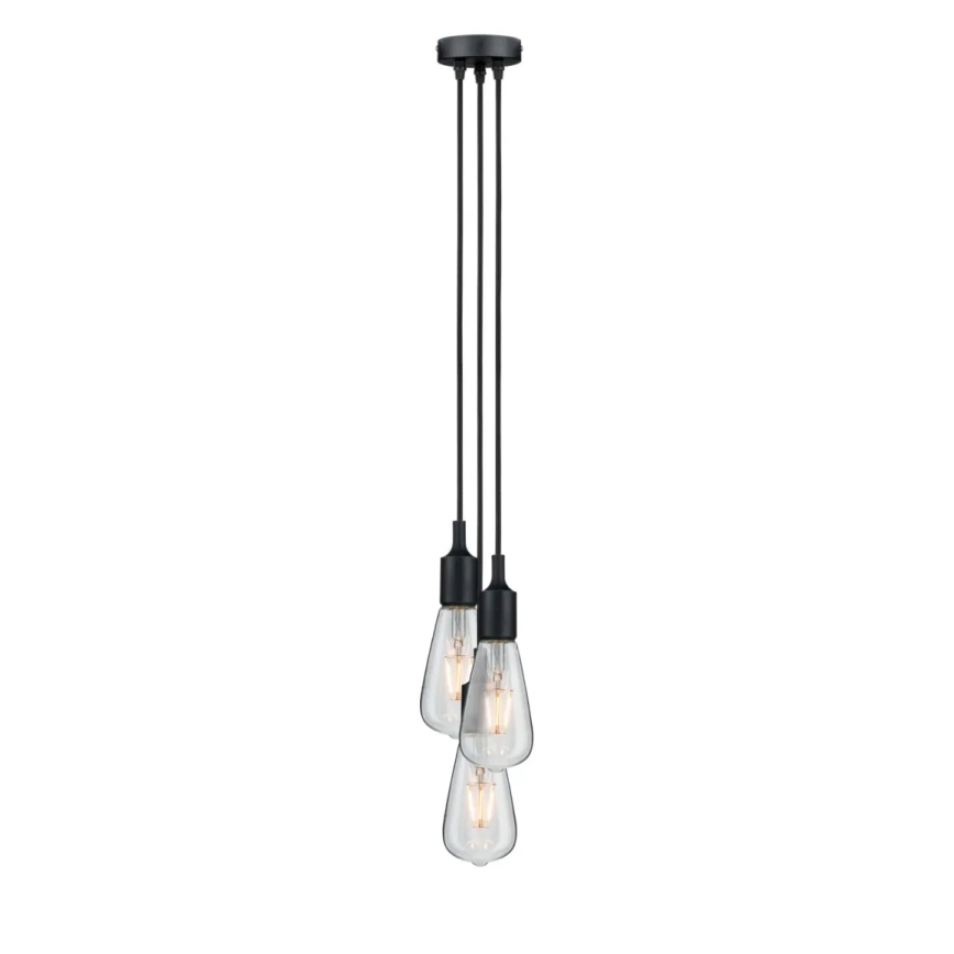 Paulmann 50382 - 3xE27/60W Sähköjohto KETIL 230V