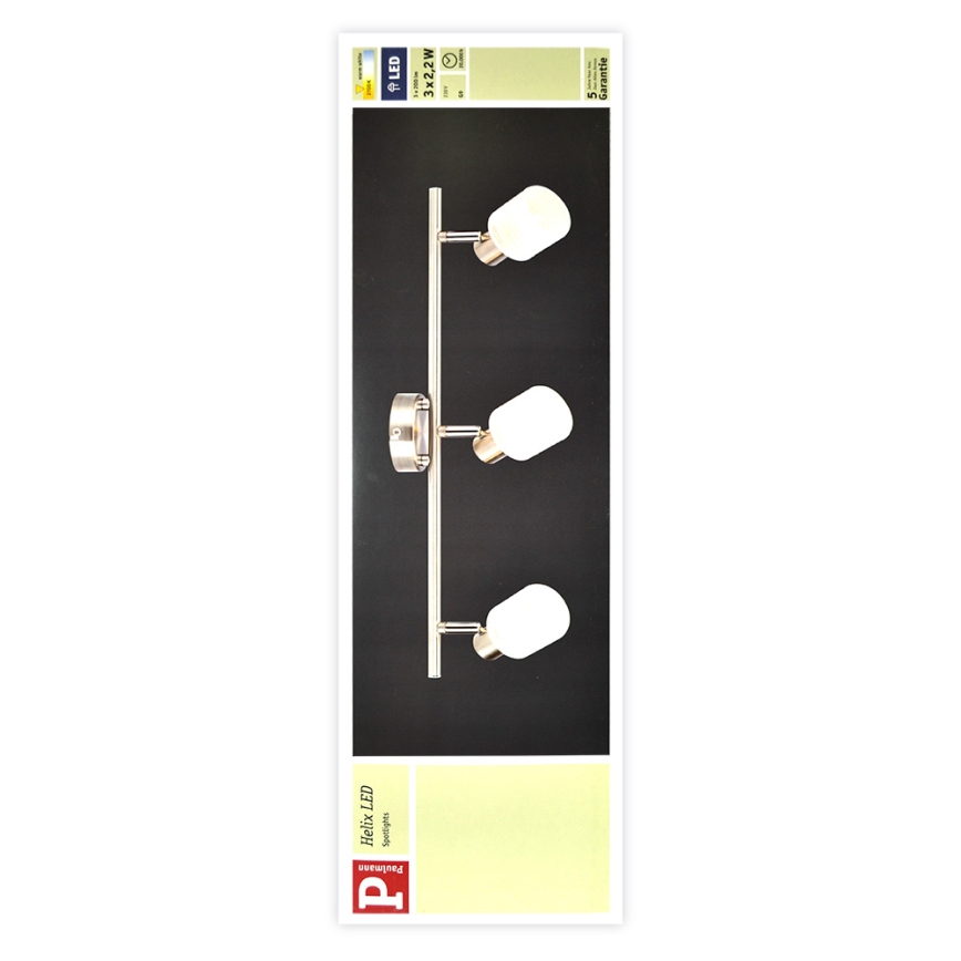 Paulmann 60200 - 3xLED-G9/2,2W Kohdevalo HELIX 230V
