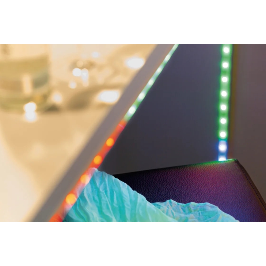 Paulmann 70480 - LED RGBW/16,5W Himmennettävä nauha DIGITAL 5 m 230V + kauko-ohjaus