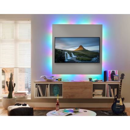 Paulmann 70514 - LED RGB / 15W himmennettävä nauha yksinkertainen 7,5m 230V + RC