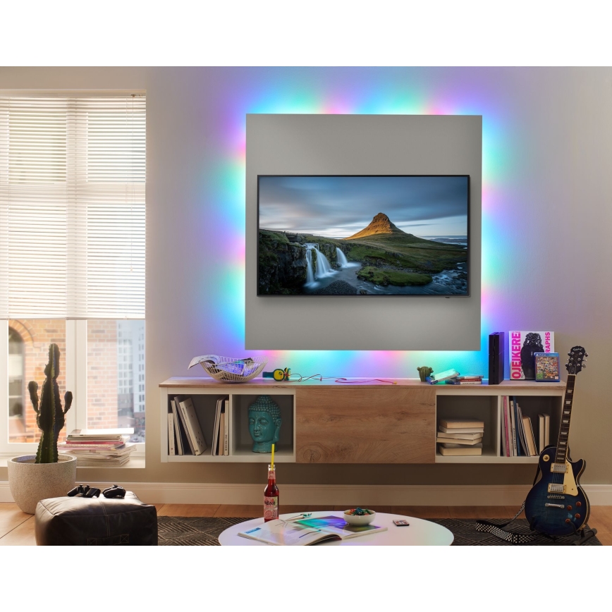 Paulmann 70514 - LED RGB / 15W himmennettävä nauha yksinkertainen 7,5m 230V + RC