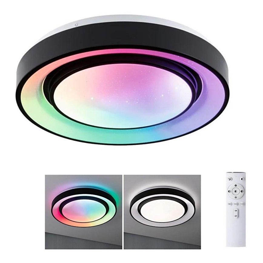 Paulmann 70545 - LED RGBW/38,5W Himmennettävä kattovalo RAINBOW 230V 3000-6500K + kauko-ohjain