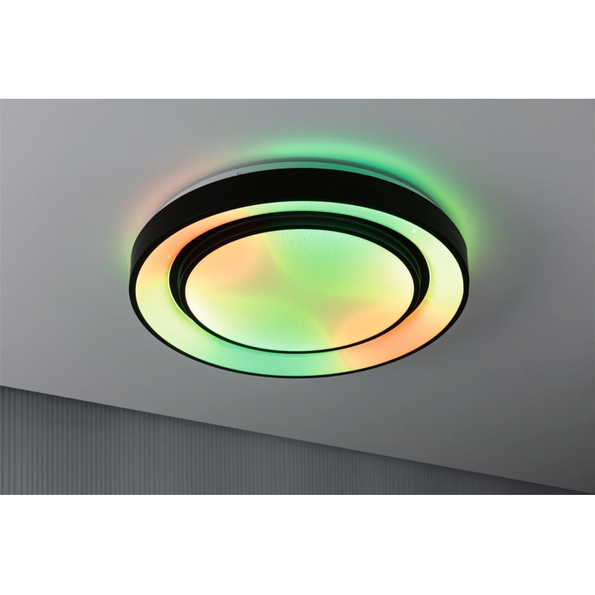 Paulmann 70545 - LED RGBW/38,5W Himmennettävä kattovalo RAINBOW 230V 3000-6500K + kauko-ohjain