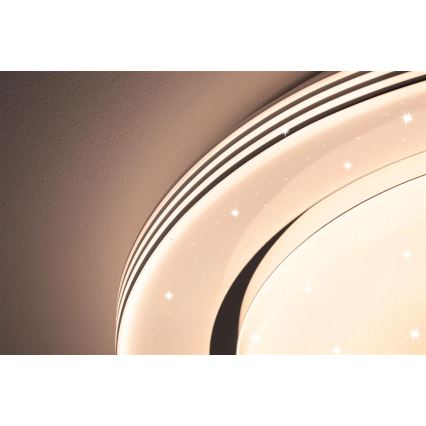 Paulmann 70546 - LED RGBW/22W Himmennettävä kattovalo RAINBOW 230V 3000-6500K + remote control