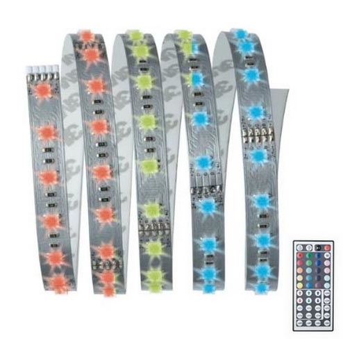 Paulmann 70587 - LED RGB/20W Himmennettävä nauha MAXLED 1,5m 230V + kauko-ohjain