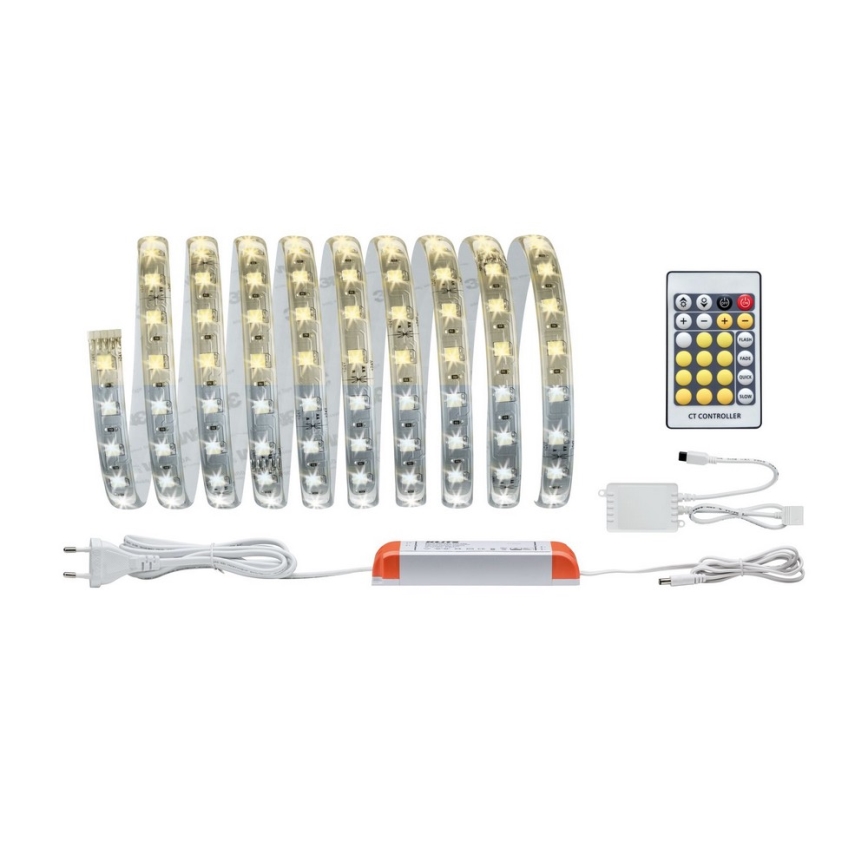 Paulmann 70624 - LED/20W Himmennettävä nauha MAXLED 3m 230V + kauko-ohjaus