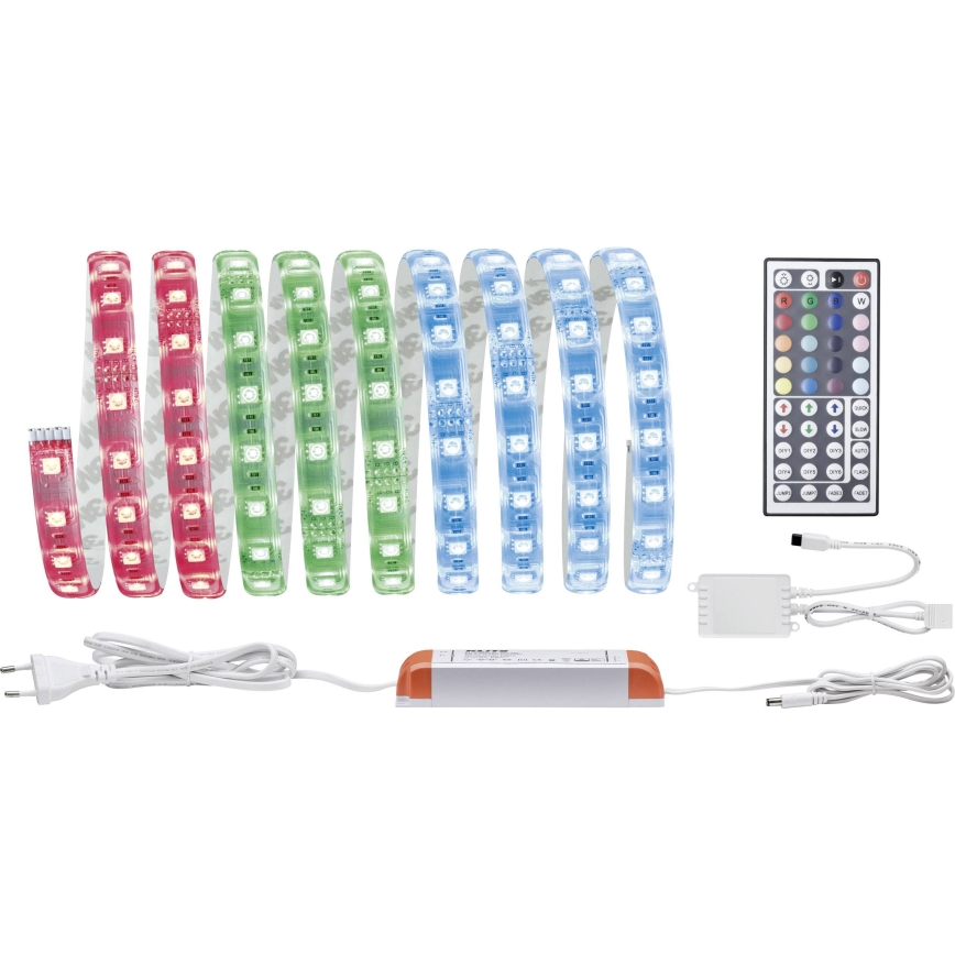 Paulmann 70673 - LED RGB/40W Himmennettävä nauha MAXLED 3m 230V + kaukosäädin