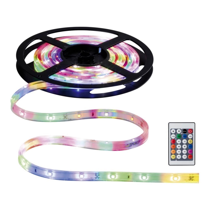 Paulmann 70698 -LED RGB/6,4W IP67 Himmennettävä valonauha ulkokäyttöön WATERLED 3m 230V+ kauko-ohjain