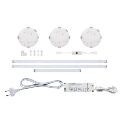 Paulmann 70711 - SETTI 3xLED/2,8W Huonekalujen anturivalaistus SOFTPAD 230V 2700K