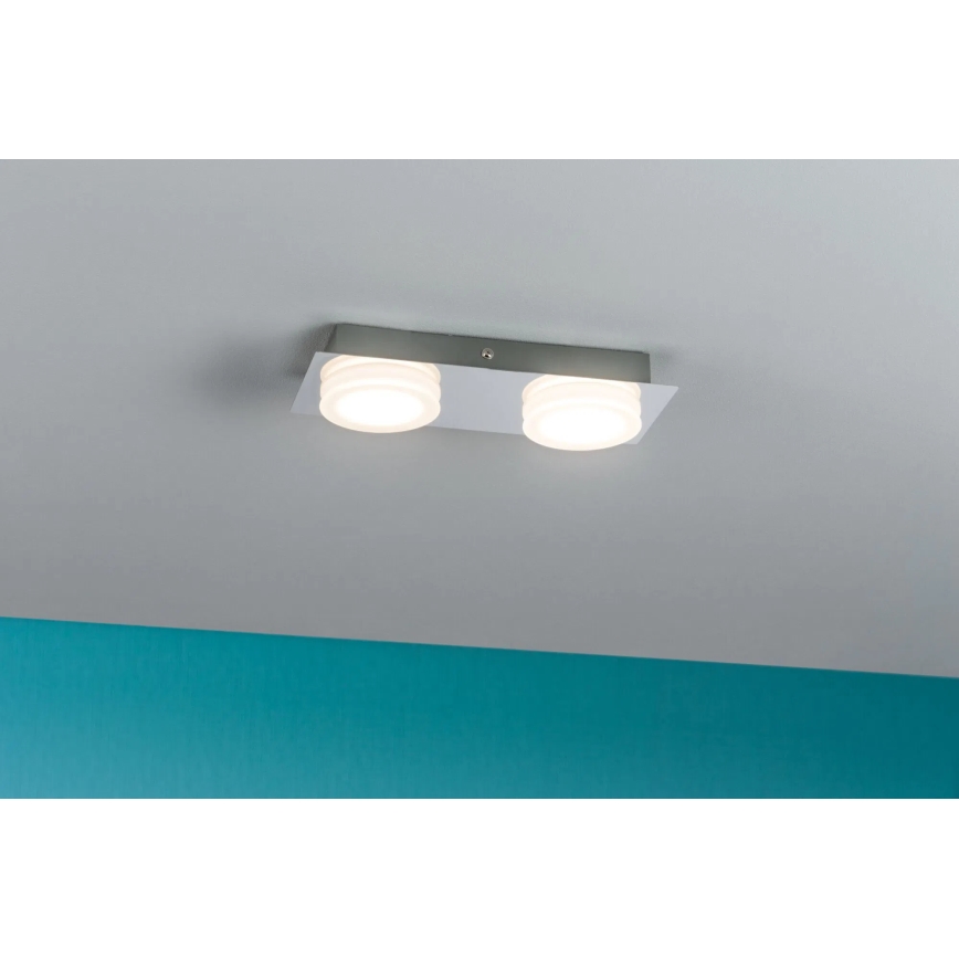 Paulmann 70883 - 2xLED/4,7W IP23 Kylpyhuoneen seinävalaisin DORADUS 230V