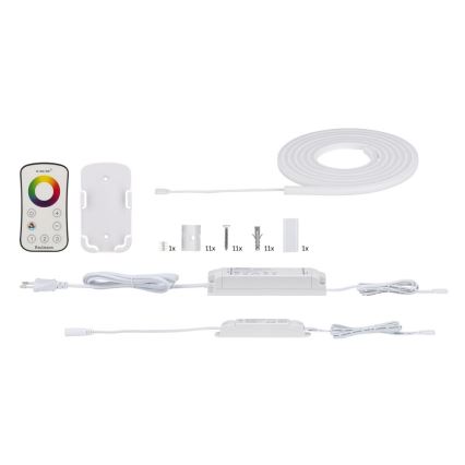 Paulmann 70966 - LED-RGB / 27W IP67 Himmennettävä nauha ulkokäyttöön FLOW 3m 230 / 24V