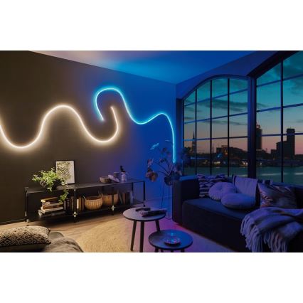 Paulmann 70966 - LED-RGB / 27W IP67 Himmennettävä nauha ulkokäyttöön FLOW 3m 230 / 24V