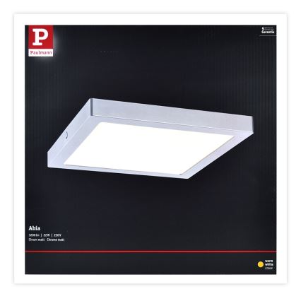 Paulmann 70982 - LED/22W Kattovalo ABIA 230V